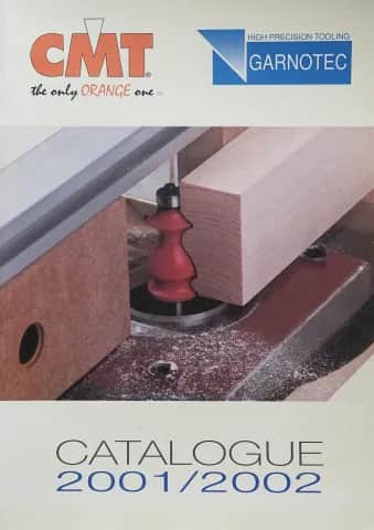 CMT catalogus Garnotec 2001-2002 met snijgereedschap FR