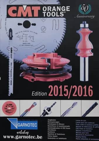 CMT catalogus Garnotec 2015-2016 met snijgereedschap