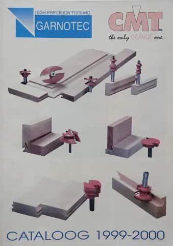 CMT catalogus Garnotec 1999-2000 met snijgereedschap