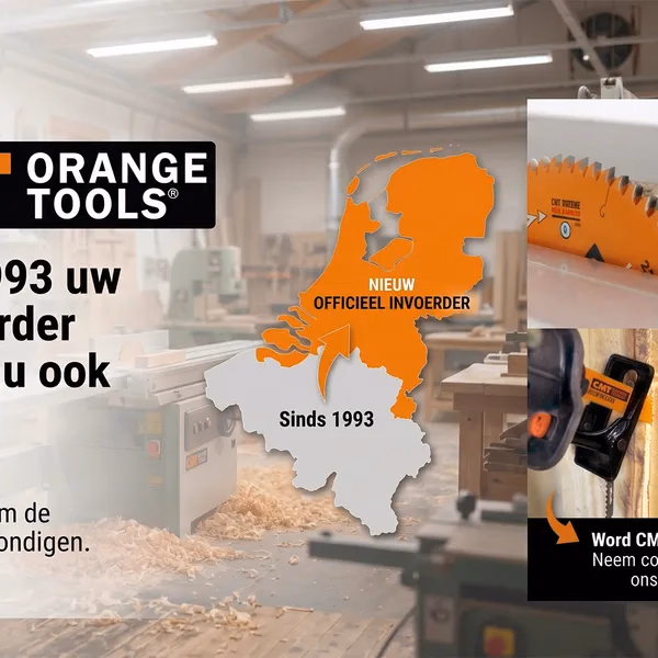 Garnotec invoerder van CMT Orange Tools in Nederland