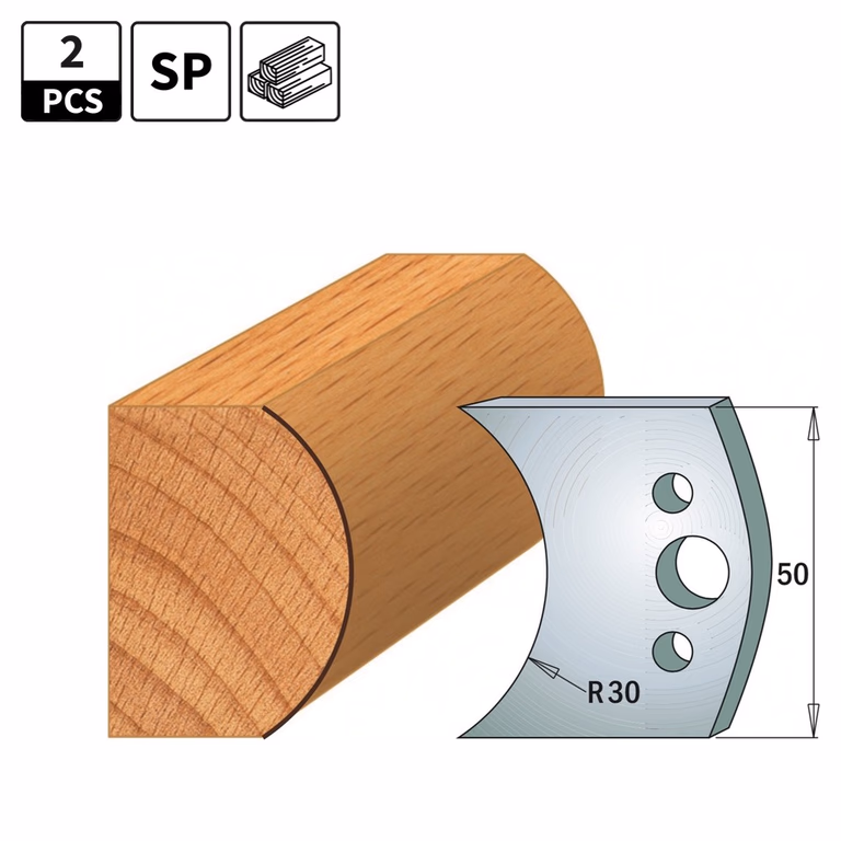 Profielmessen voor profielfreeskop I=50mm profiel 547