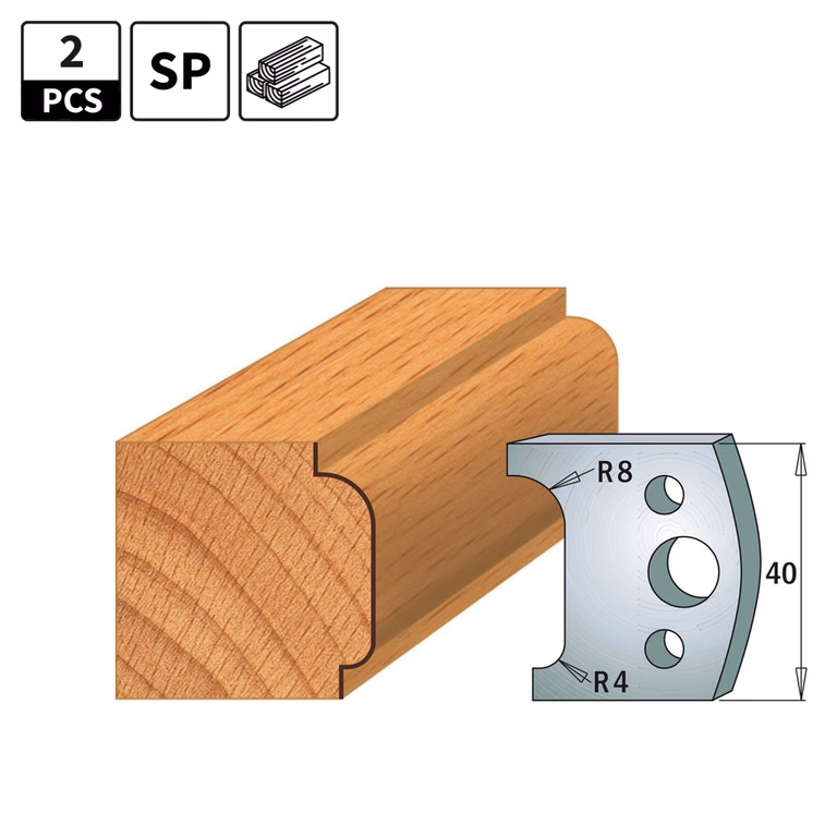 Profielmessen voor profielfreeskop I=40mm profiel 70