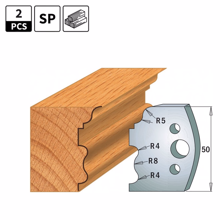 Profielmessen voor profielfreeskop I=50mm profiel 515