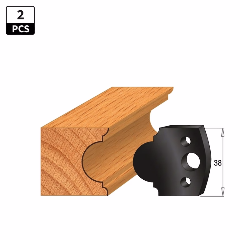 Begrenzer voor profielfreeskop I=38mm profiel 18