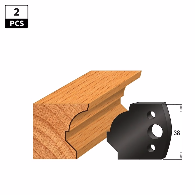 Begrenzer voor profielfreeskop I=38mm profiel 37