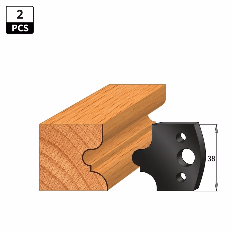 Begrenzer voor profielfreeskop I=38mm profiel 12