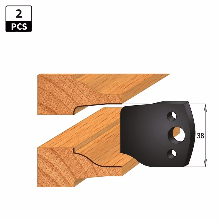 Begrenzer voor profielfreeskop I=38mm profiel 100