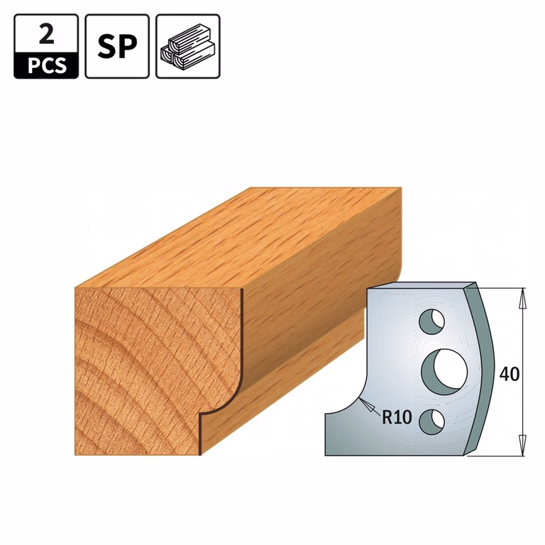 Profielmessen voor profielfreeskop I=40mm profiel 13