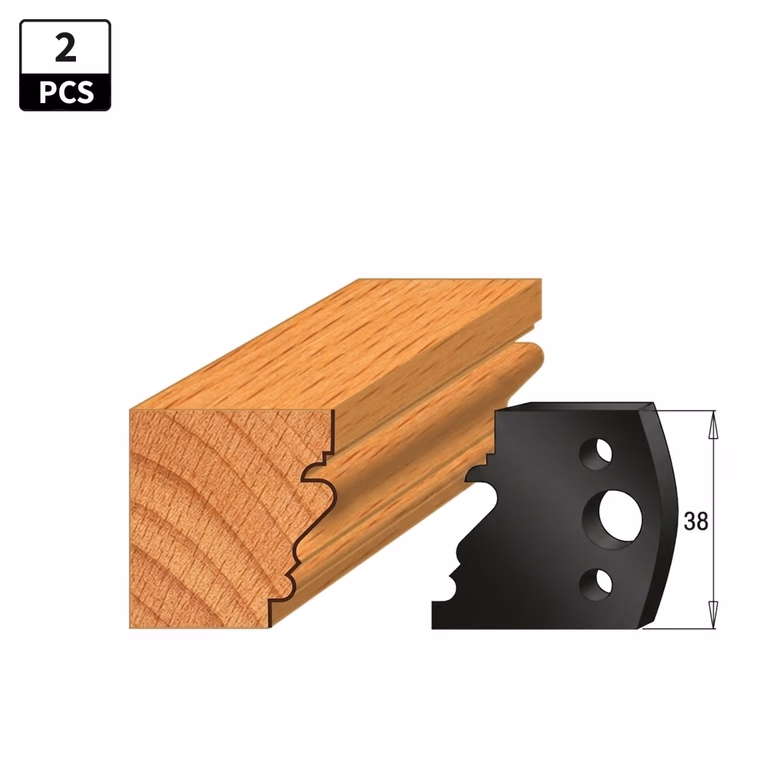 Begrenzer voor profielfreeskop I=38mm profiel 122