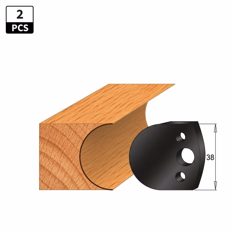 Begrenzer voor profielfreeskop I=38mm profiel 131