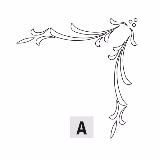 Classique coin - A ( 3 pièces calibre ) L=155mm