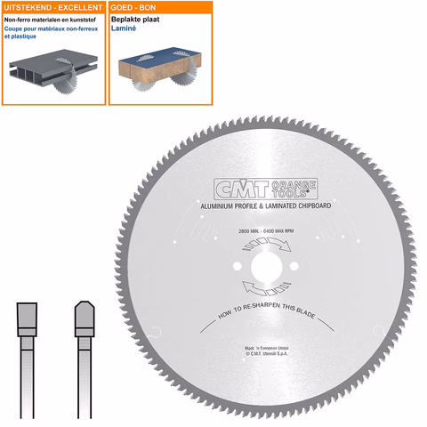 Scie circulaire pour métaux non ferreux et composite D=500mm K=4,3mm P=3,5mm Z120 · 297.120.20M