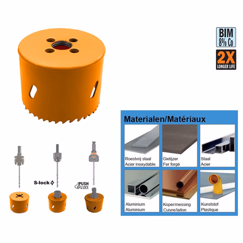 Bi-metalen gatzagen 551G
