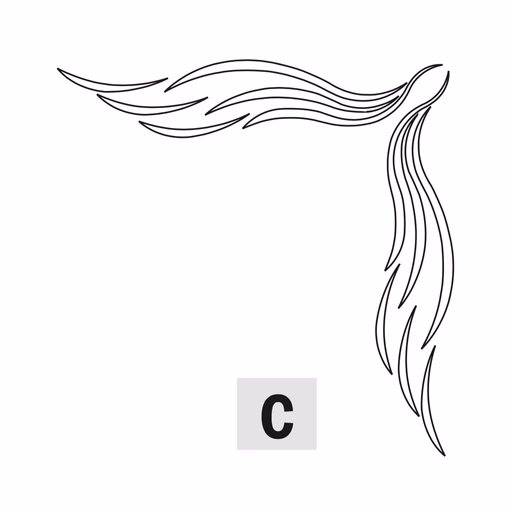 Cascade coin - C ( 3 pièces calibre ) L=190mm