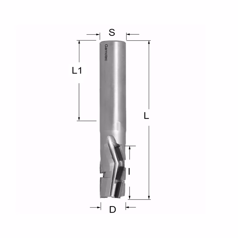 Fraise diamantée négative PCD Z3+1 Nesting