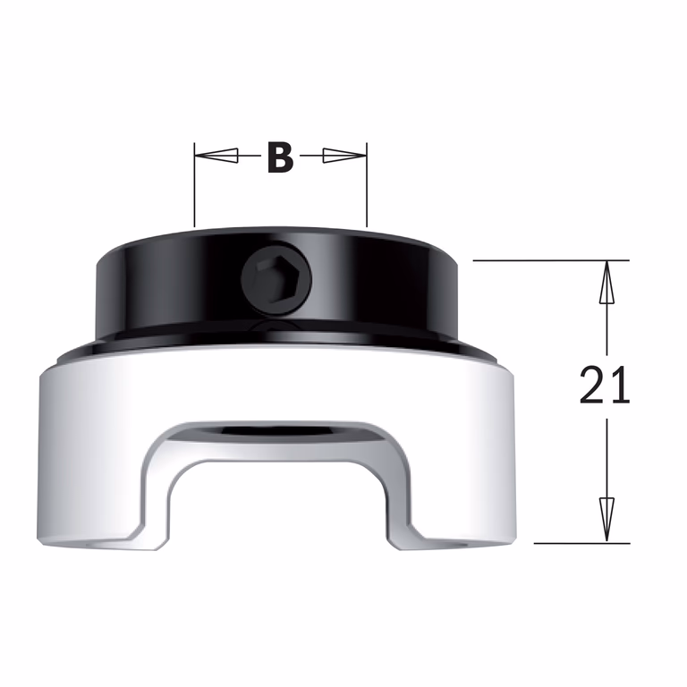 Bagues de butée avec bague en Delrin® B=10mm K=19mm