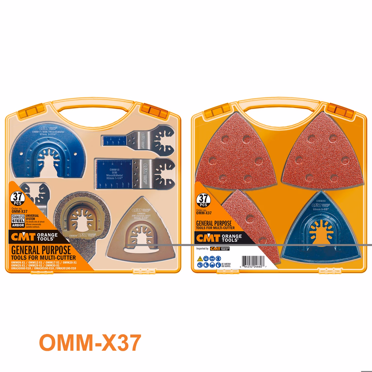 Ensemble d'accessoires de 37 pièces pour les multi-outils oscillants