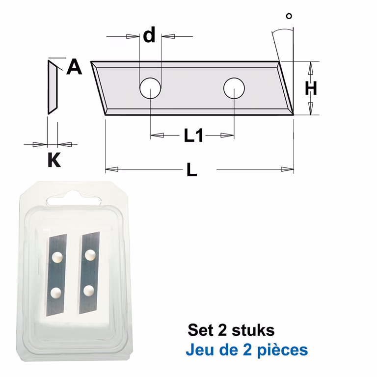 HWM couteaux (par 2 pc.)