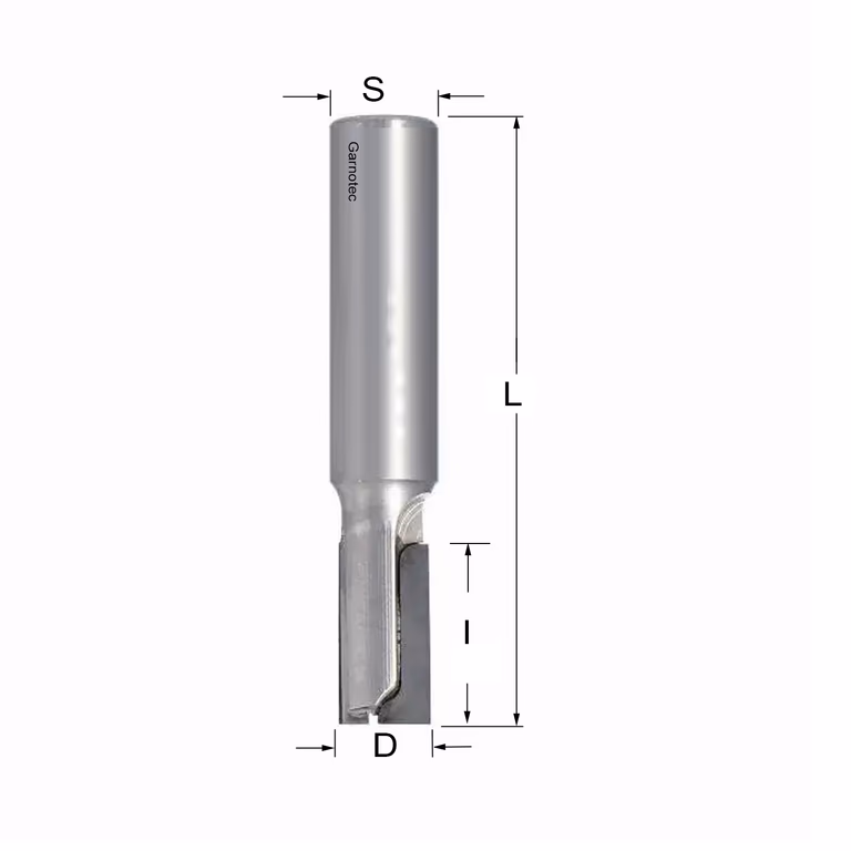 Fraise diamantée avec paquet de coupe négatif et positif PCD Z2+1