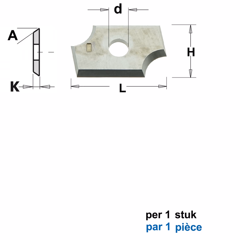 HWM couteaux de profil, art. 05102, 05103 et 05104