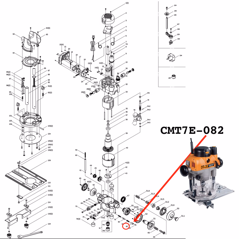 82_BUTTON, SHAFT LOCK