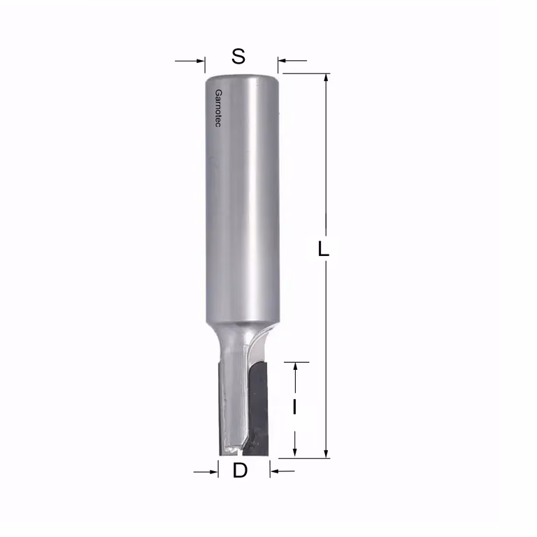 Fraise diamantée avec paquet de coupe négatif et positif PCD Z2+1