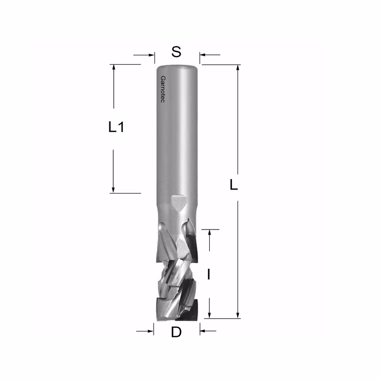 Fraise diamantée positif PCD Z2+2 Nesting FAST