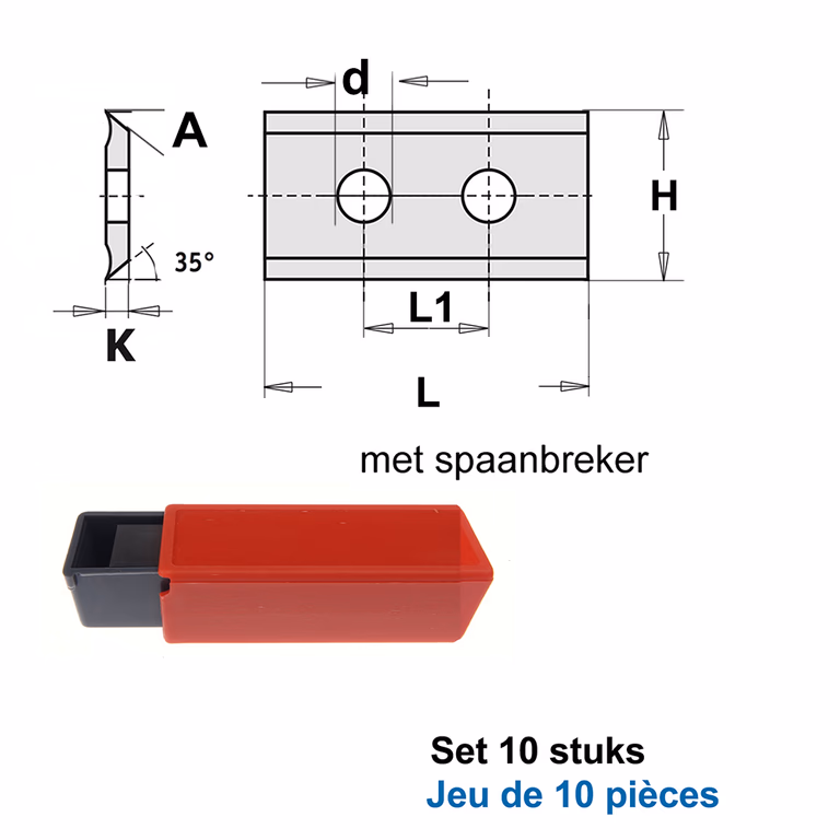 HWM couteaux (par 10 pc.)