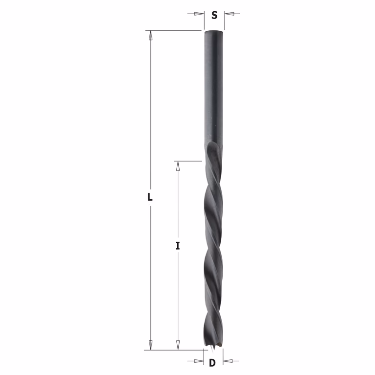 Spiraalboor HSS D=10mm S=10mm L=133mm I=87mm · 516.100.52