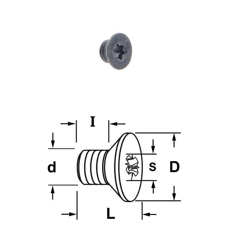 Boulon torx coniche 990.080.00