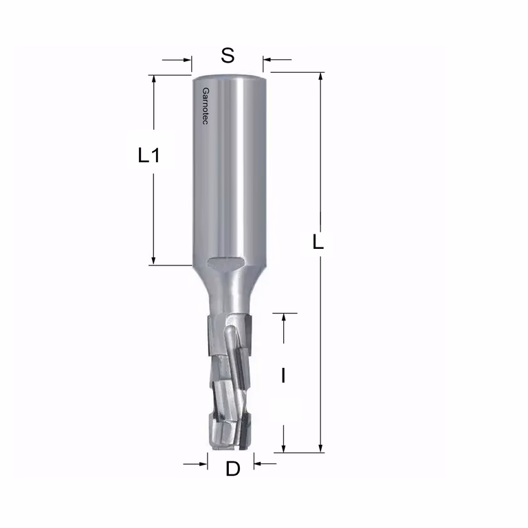 Fraise diamantée PCD Z2+2 Nesting