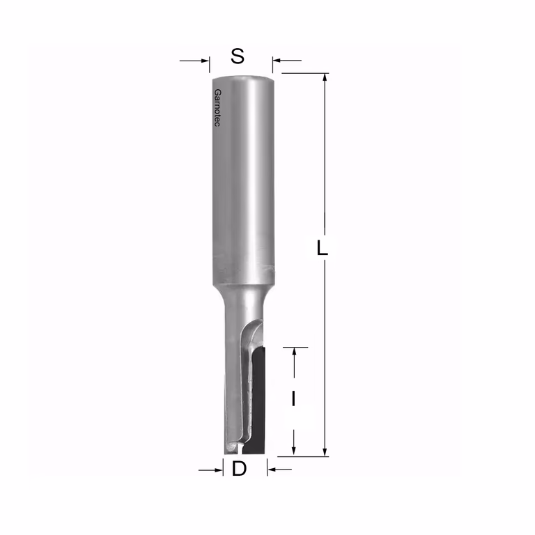 Fraise diamantée avec paquet de coupe négatif et positif PCD Z2+1