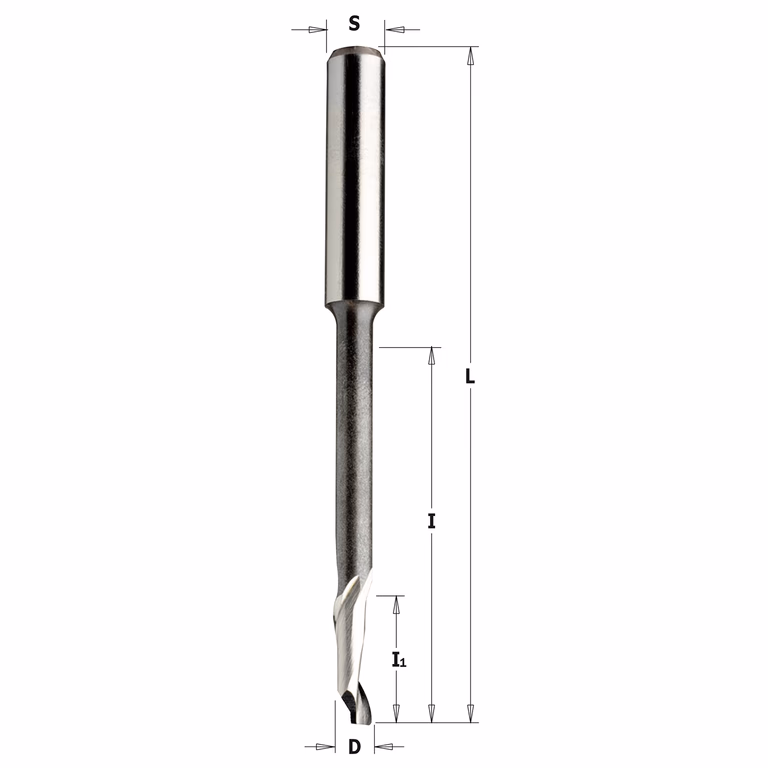 Fraise HSS-Co alu/plastique, positive, droite 189.101.51
