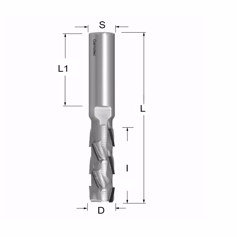 Fraise diamantée PCD Z2+2 Nesting PRO