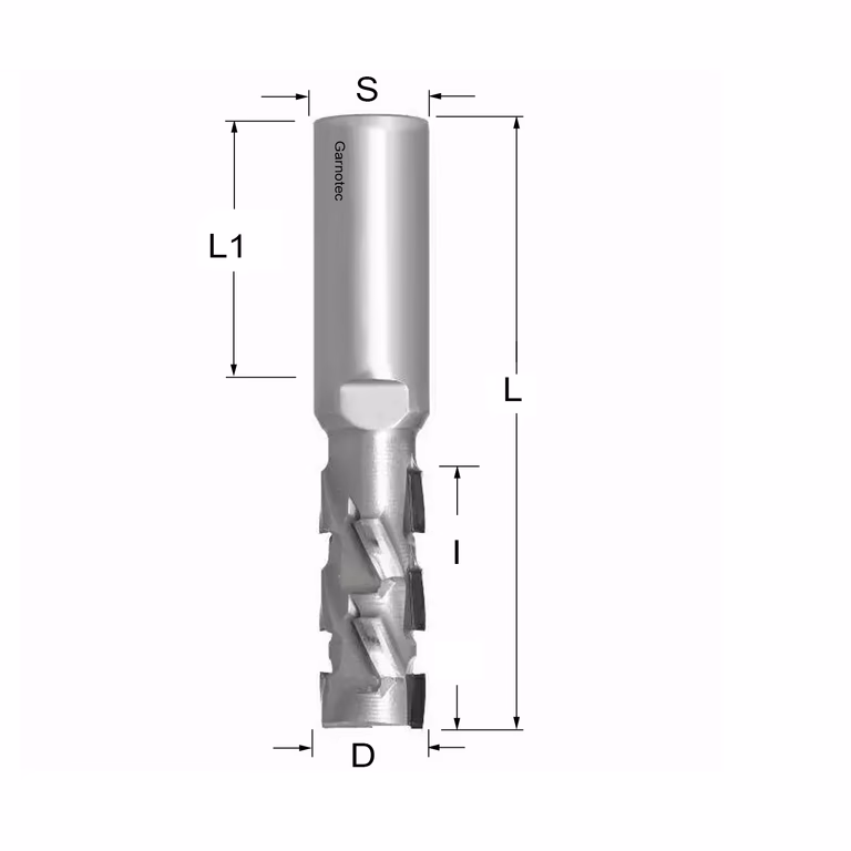 Fraise diamantée PCD Z2+2 Nesting PRO
