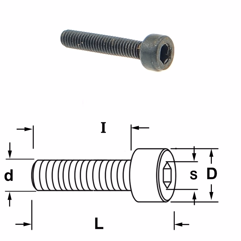 Boulon à tête hexagonale à tête ronde 990.054.00