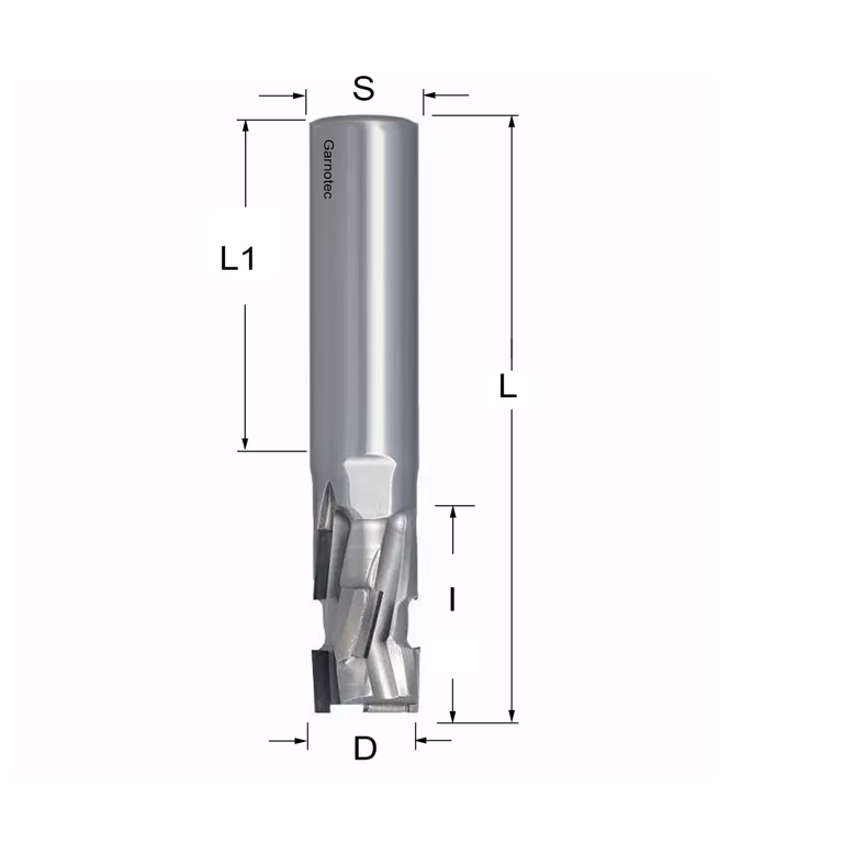 Fraise diamantée PCD Z2+2 Nesting