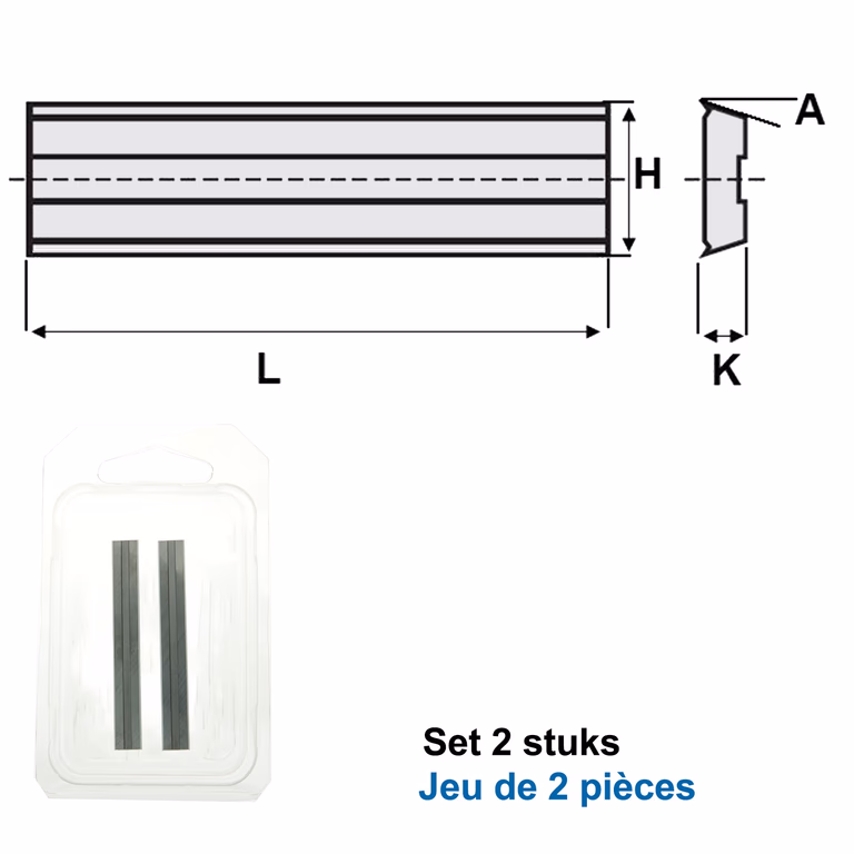 HWM couteaux VERSOFIX (par 2 pc.)