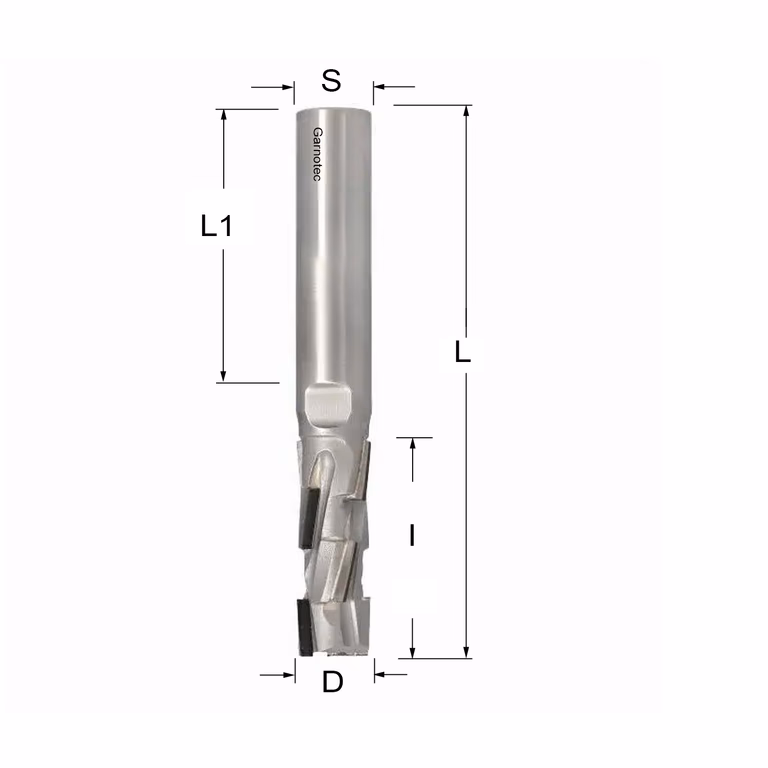 Fraise diamantée PCD Z2+2 Nesting