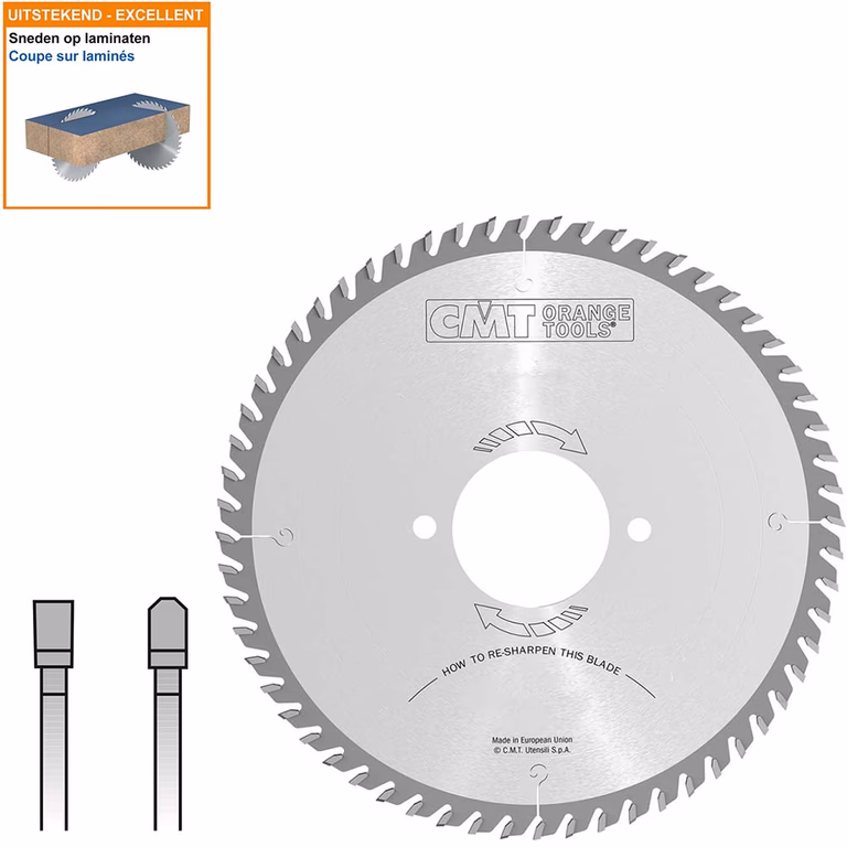 Lame de scie circulaire pour laminés et agglomérés 282.072.20U