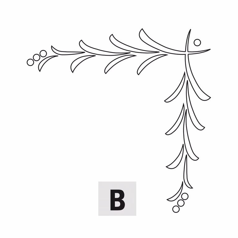 Florentine hoek - B L=120mm