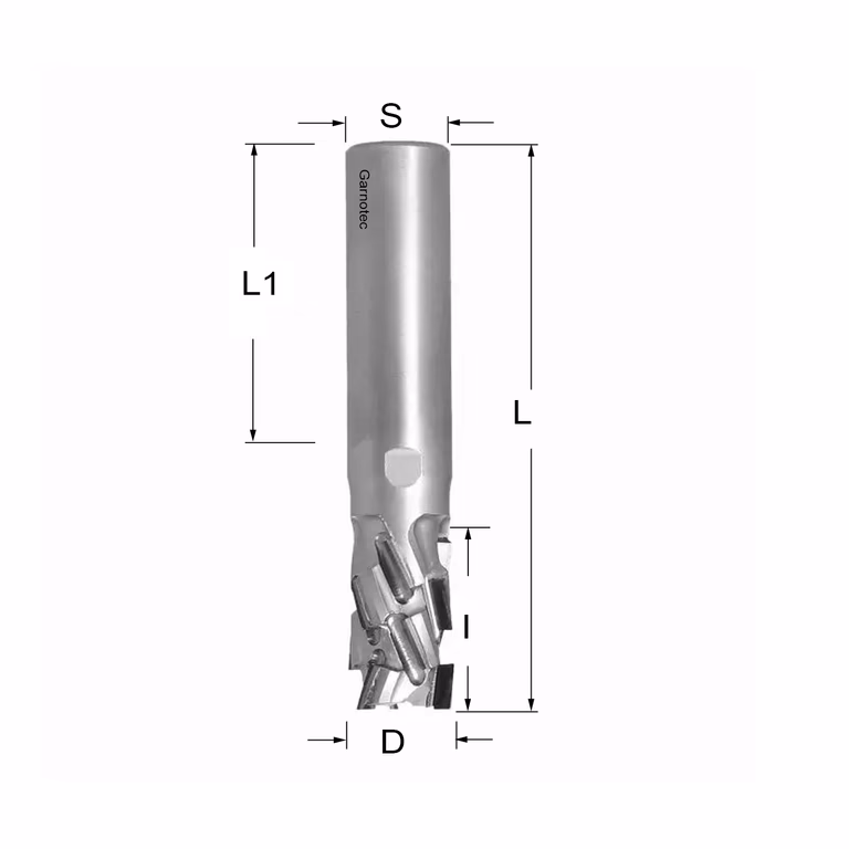 Fraise diamantée négative PCD Z3+3 Nesting FAST