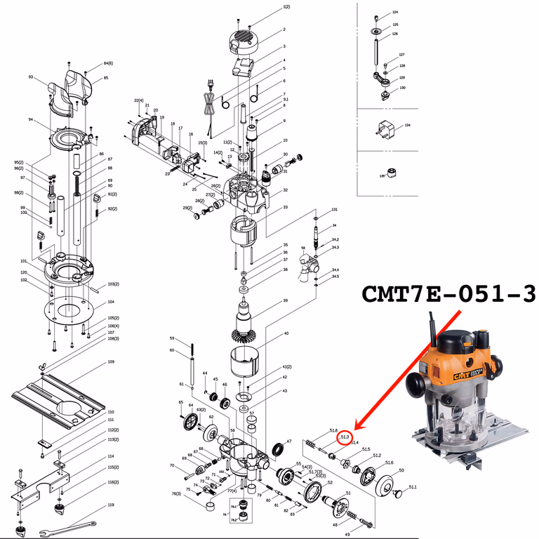 51.3_SELF TAPPING SCREW (2400 W)