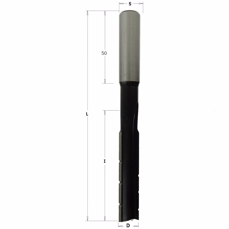 Langgatboor, rechts D=17mm S=16mm L=160mm I=105mm