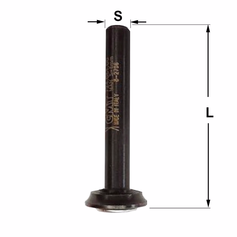 Arbre porte-fraise sans roulement 924.081.00