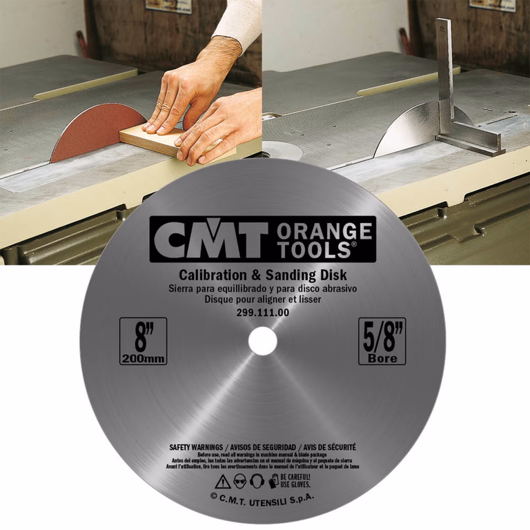 Verbeter zaagwerk met CMT balansschijf / schuurschijf 299.111.00