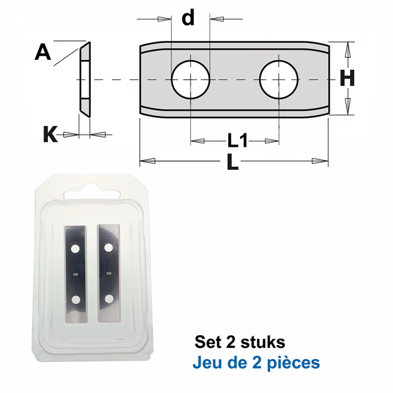 HWM couteaux (par 2 pc.)