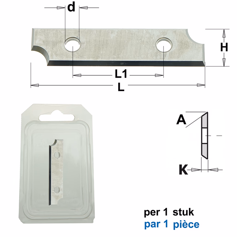 HWM couteaux de profil, art 05102