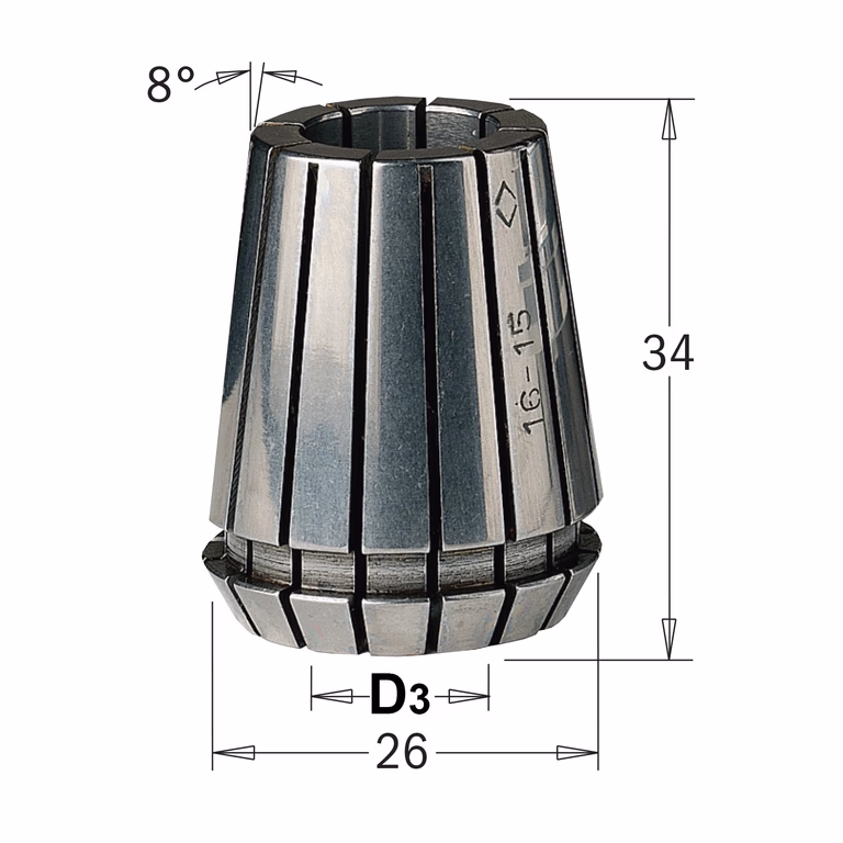 Pince de serrage ER25 184.100.25