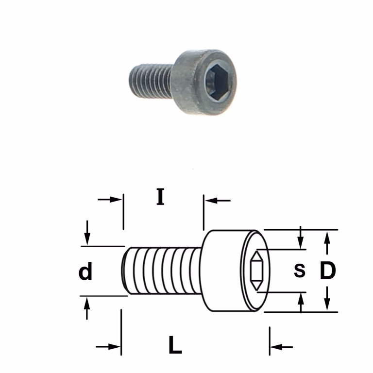 Boulon à tête hexagonale à tête ronde 990.052.00